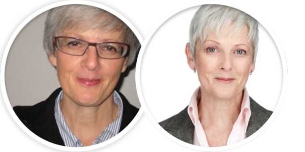 Avant et après d'un portrait professionnel avec expression plus naturelle